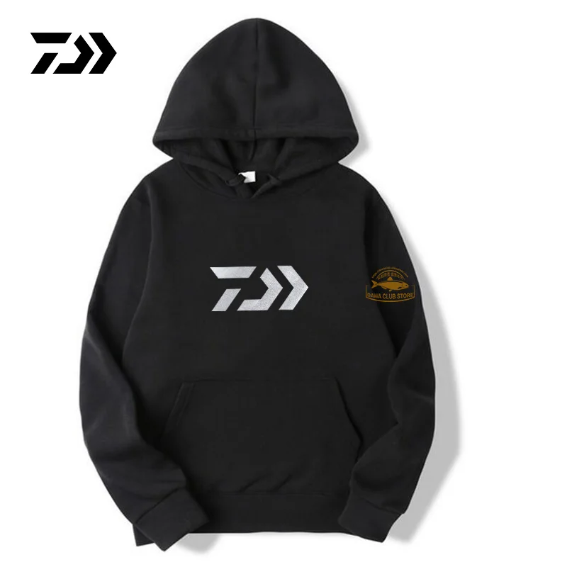 

Daiwa New Autumn Leisure and Comfortable Fishing Solid Color Sweater 2020 Winter Outdoor Sports Fishing Fleece Hooded Sweater
