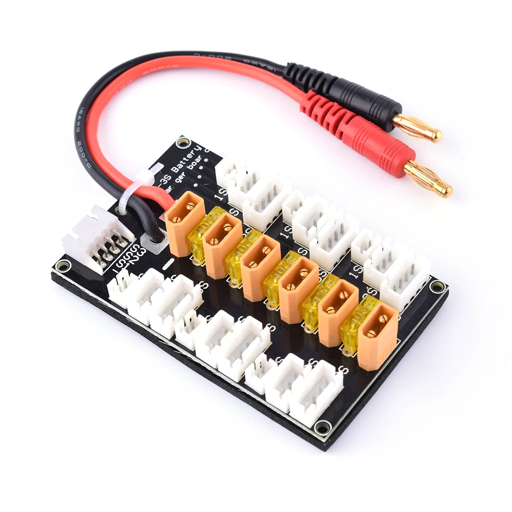 1S 3S 20A XT30 Lipo батарея параллельная зарядная плата для IMAX B6 зарядное устройство с 6