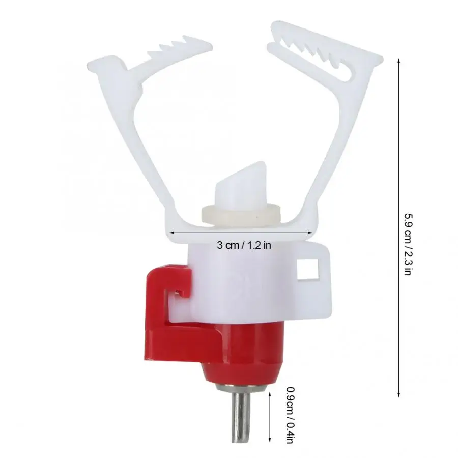 Поилка для кур 20 шт квадратная трубка автоматическая поилка птиц Питьевая соска