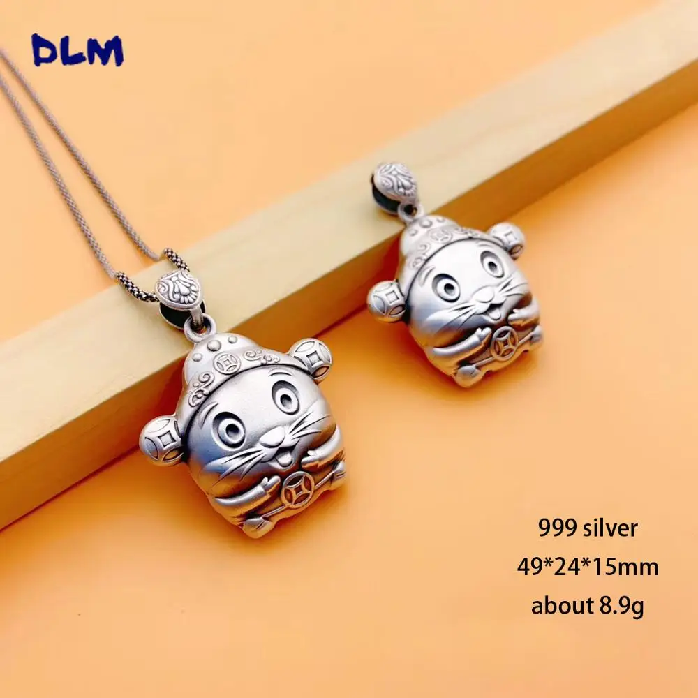 [Год крысы в 2020] самый продаваемый 3D посеребренный ретро кулон Эрбиля с 999 тысяч
