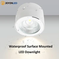 commercial lighting waterproof ip65 led spotlight lamp surface mounted led ceiling cob downlight for outdoor shop balcony hotel
