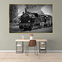 steam locomotive poster artwork wall art picture print canvas painting poster wall art picture for home living roomno frame