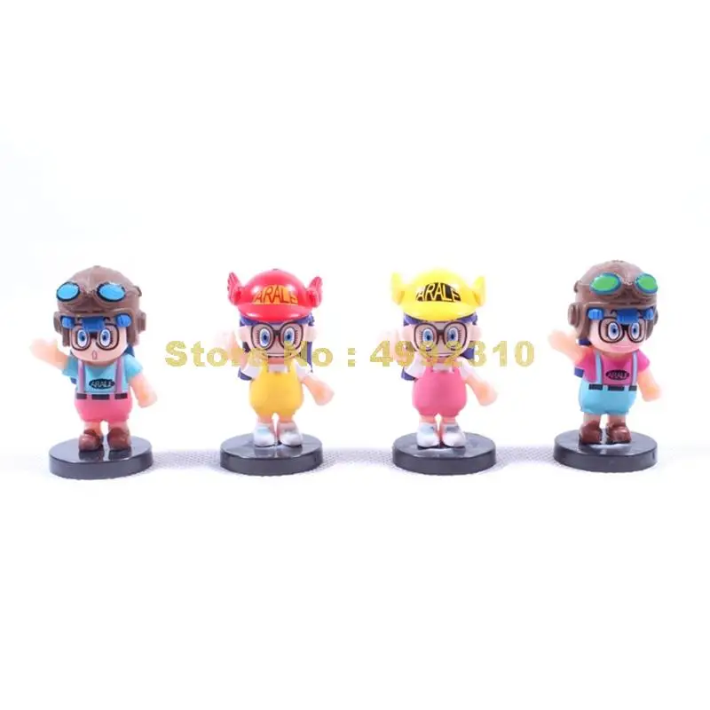 8 шт./компл. мультяшная милая фигурка Dr.slump Arale из ПВХ игрушка 5 см|Игровые фигурки и