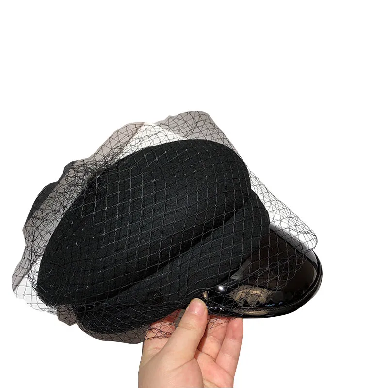 Шапка-ушанка Женская из 2021 искусственной кожи на осень/зиму модные береты |