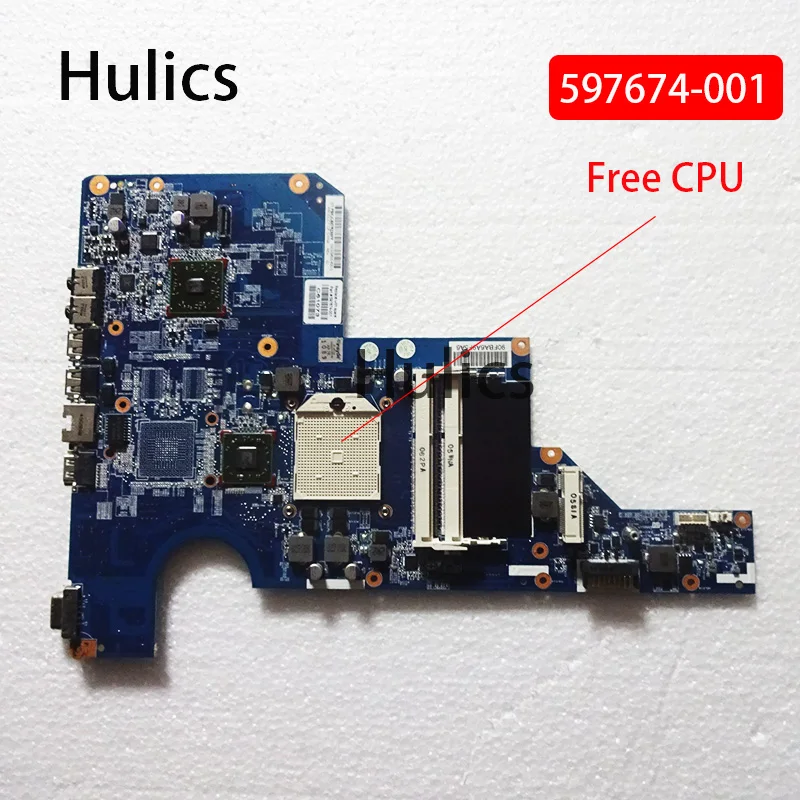 Hulics оригинал для HP G62 G42 CQ62 CQ42 материнская плата ноутбука 597674-001 DDR3 основная
