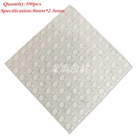 506480100pcs self adhesive damper furniture door stopper durable collision cushion prevent noisy bumper silicone pads