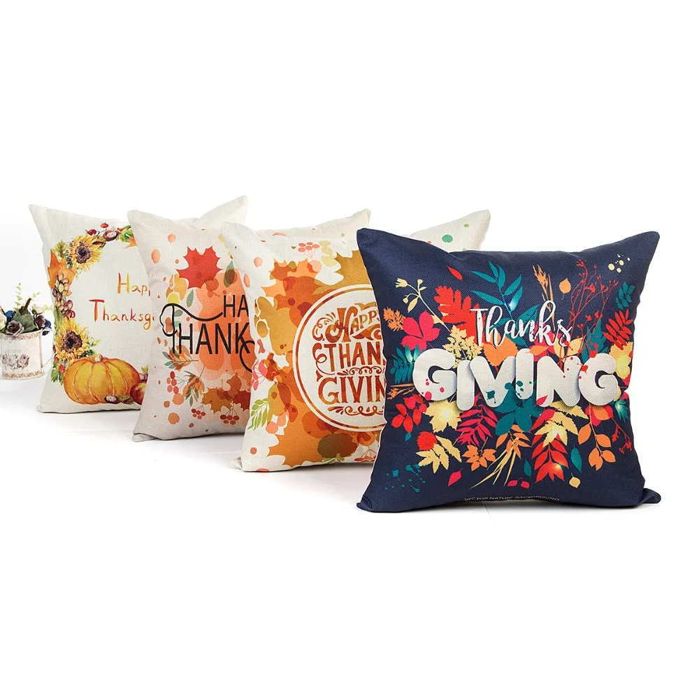 Оптовая продажа свадебный подарок наволочка Осенний урожай фестиваль фрукты