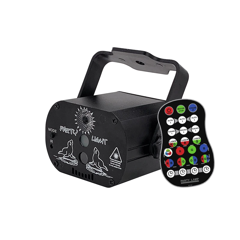 60 рисунков фонарь со светодиодной подсветкой для дискотеки с голосовым