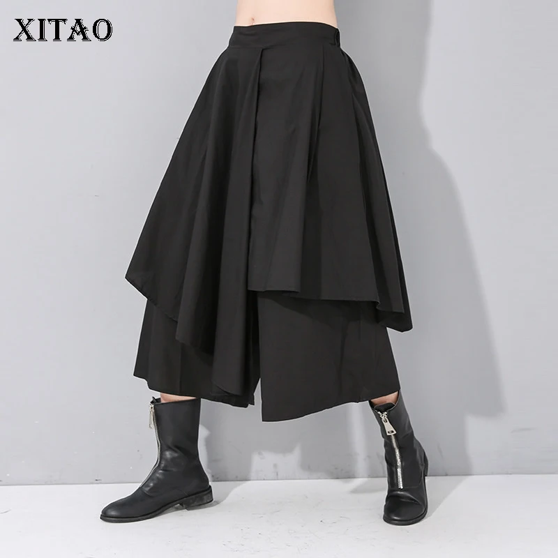 Женские повседневные шаровары XITAO весенние с эластичной резинкой на талии