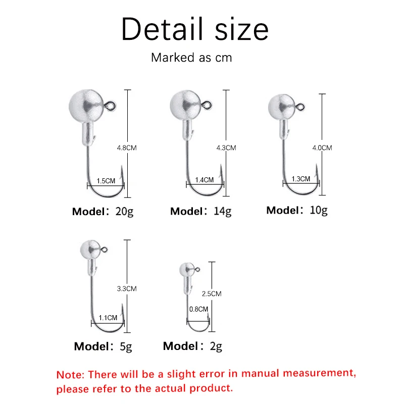 Набор рыболовных крючков 50 шт./лот 14 г | Спорт и развлечения