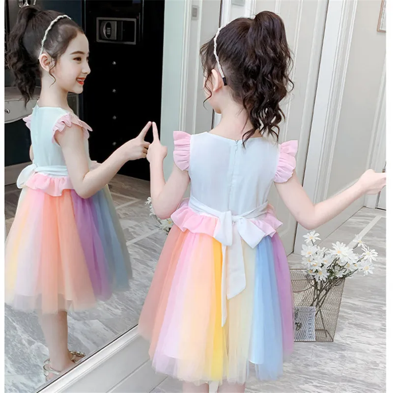 

Girls Tutu Princess Party Dresses Birthday Party Costume Girls Clothing Girl Unicorn Dresses