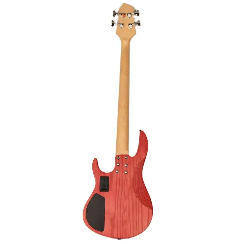 4 string aktive bass gitarre 43 zoll solide ashwood körper kanada ahorn hals elektrische bass gitarre gute lack aktive gitarre free global shippi