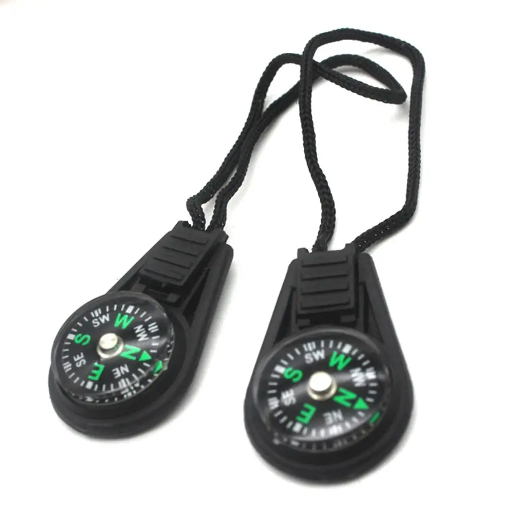 

Outdoor Camping Hiking Mini Portable Pocket Lanyard Survival Compass Navigator