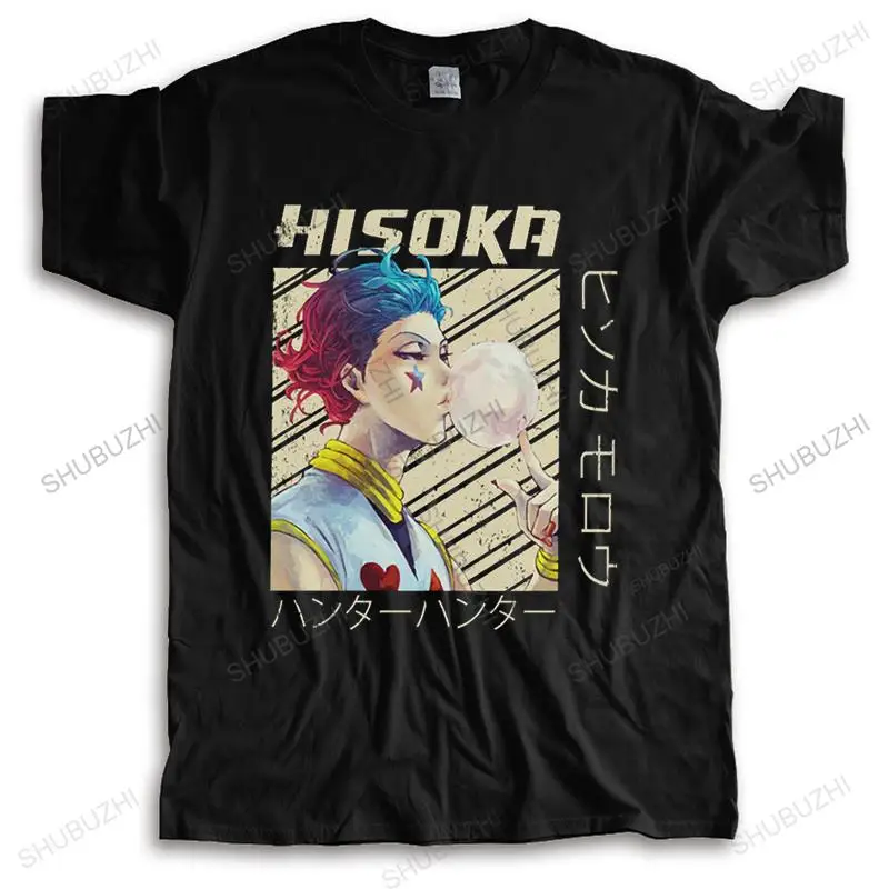 

Fashion Hisoka Morow Hunter X Hunter Tshirt Men Short Sleeve Anime T-shirt Morou Manga Hxh Tee Pure Cotton Fans T Shirt Merch