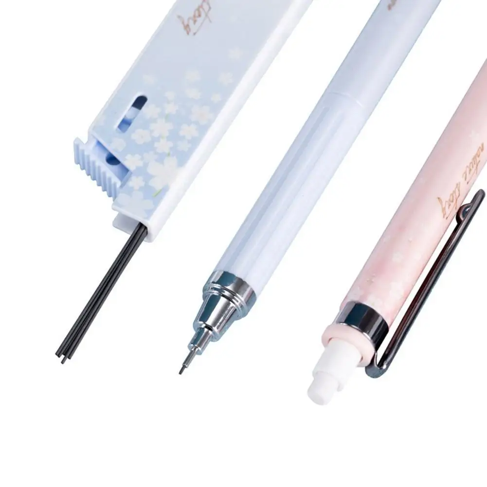 

1 Pcs Lovely Sakura Mechanical Pencil Set Student Automatic Office Apply School Pencil Stationery Student Drawing to Sketch Z4C2