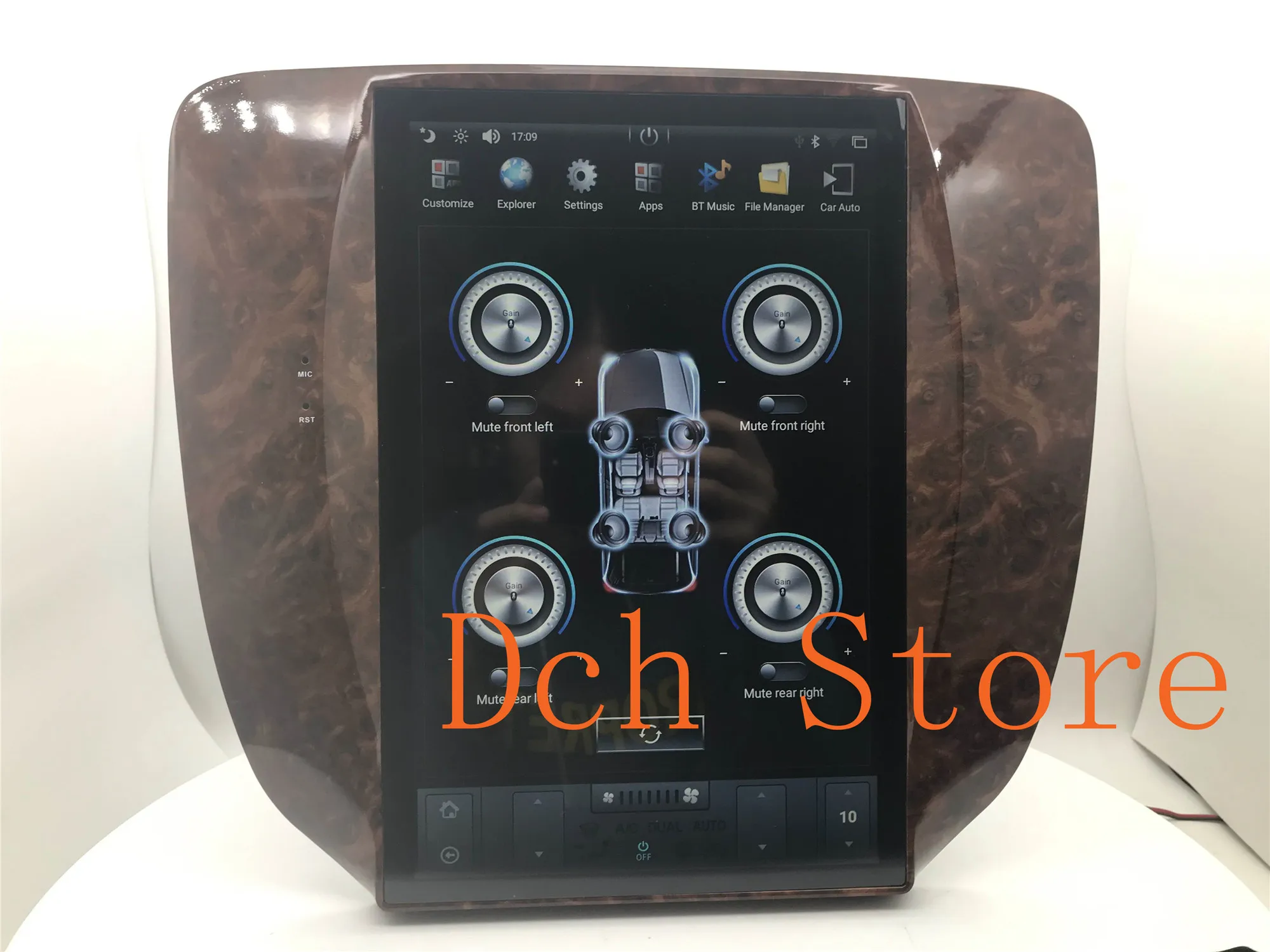 12 1 ''вертикальный автомобильный DVD плеер в стиле tesla Android 9 0 GPS навигация для GMC