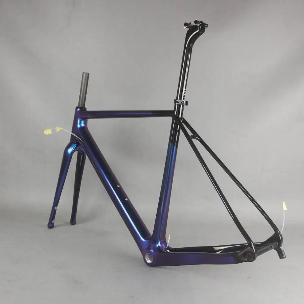 Хамелеон полностью углеродное волокно гравий велосипедная Рама GR029 гравийная