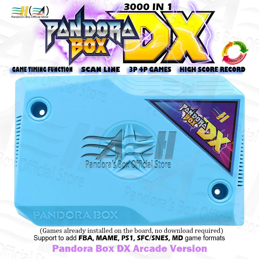 2021 Pandora Box DX 3000 в 1 аркадная доска jamma vga cga HDMI совместимая crt может добавить FBA MAME PS1 SFC