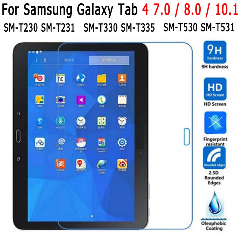 Защитная пленка из закаленного стекла для Samsung Galaxy Tab 4 7 0 8 10 1 экран протектор T230 T231