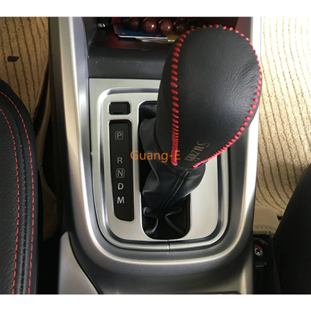 Подходит только для левого водителя Suzuki Vitara автомобиля ABS хром Средний передний рычаг переключения весла чашки лампы рамка отделка