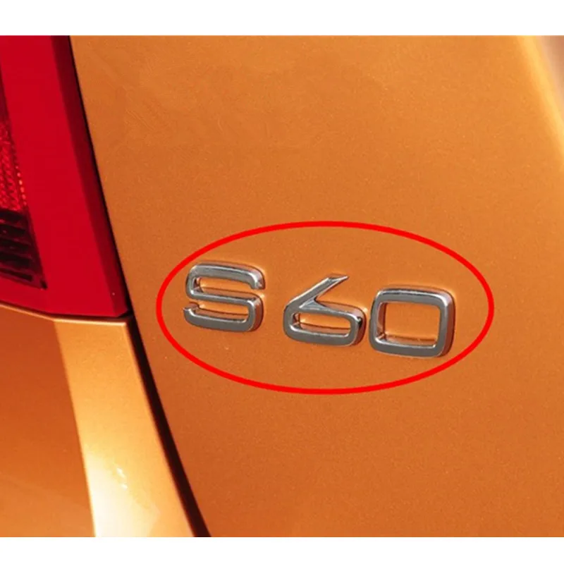 Крышка багажника автомобиля с логотипом из АБС-пластика для VOLVO S60 S60L XC90 XC60 V60 V40 S80