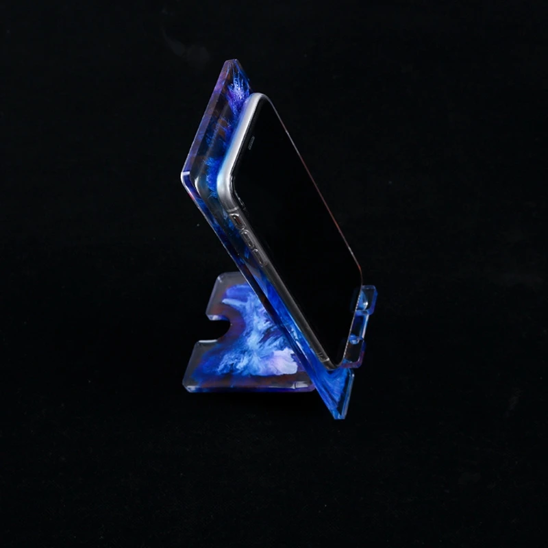 

Handmade Mobile Phone Stand Silicone Resin Mold Phone Holder Epoxy Resin Moulds Craft Cell Phone Bracket Silicone Mold