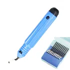 Карманный нож NB1100 с фиксированной ручкой, карманный нож для удаления заусенцев, 10 лезвий BS1010