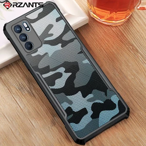 rzants for oppo reno 6 5g reno6 pro 5g case hard camouflage protection slim thin small hole cover free global shipping