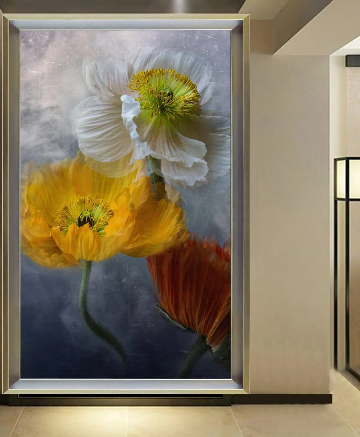 [Самоклеющиеся] 3D Corn Poppy WG126 настенная бумага печать настенные наклейки