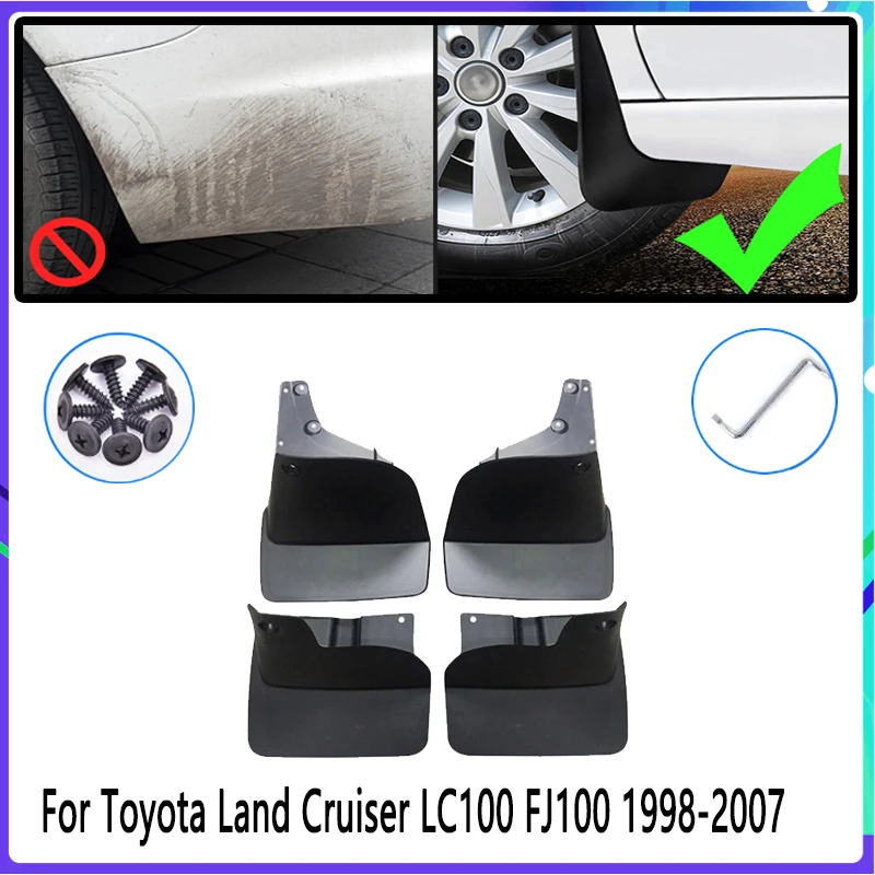 Брызговики для Toyota Land Cruiser LC100 FJ100 1998 ~ 2007 2001 2002 | Автомобили и мотоциклы