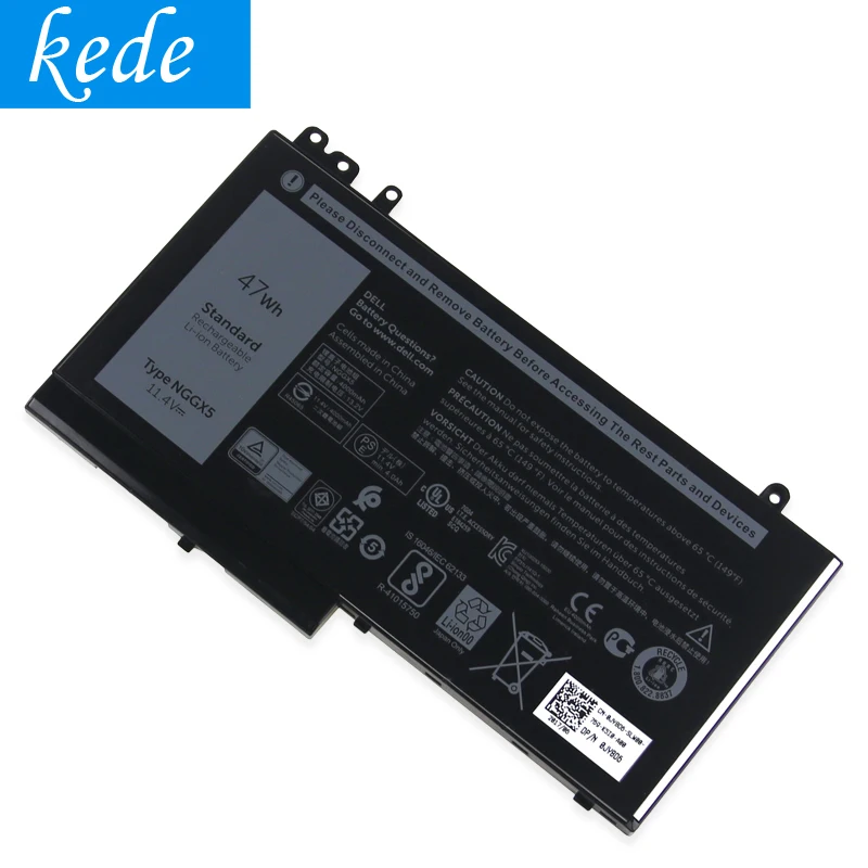 Kede оригинальный NGGX5 Аккумулятор для ноутбука DELL Latitude E5270 E5470 M3510 E5570 E5550 JY8D6 954DF 0JY8D6 11