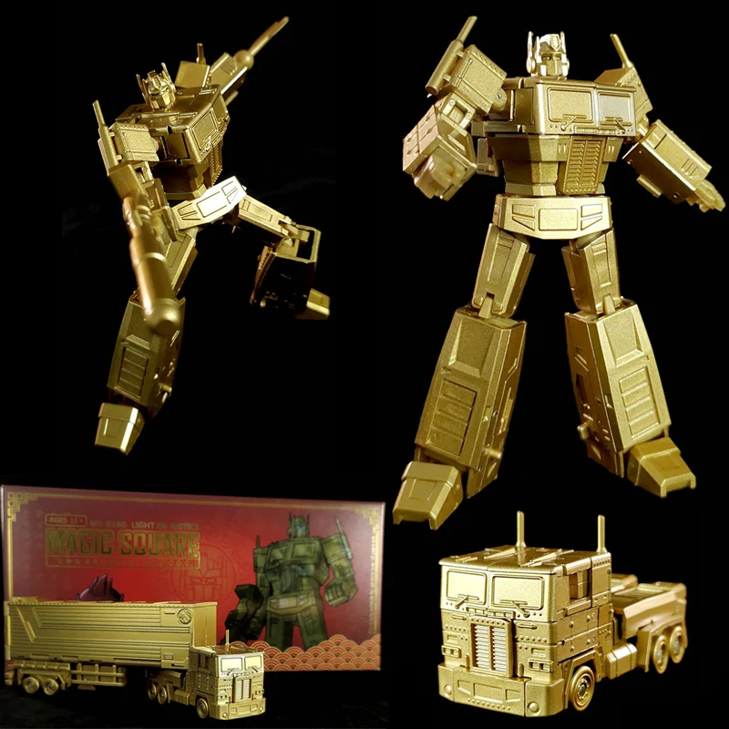 Трансформаторы золотистого цвета с изображением трансформеров оптимуса прайма