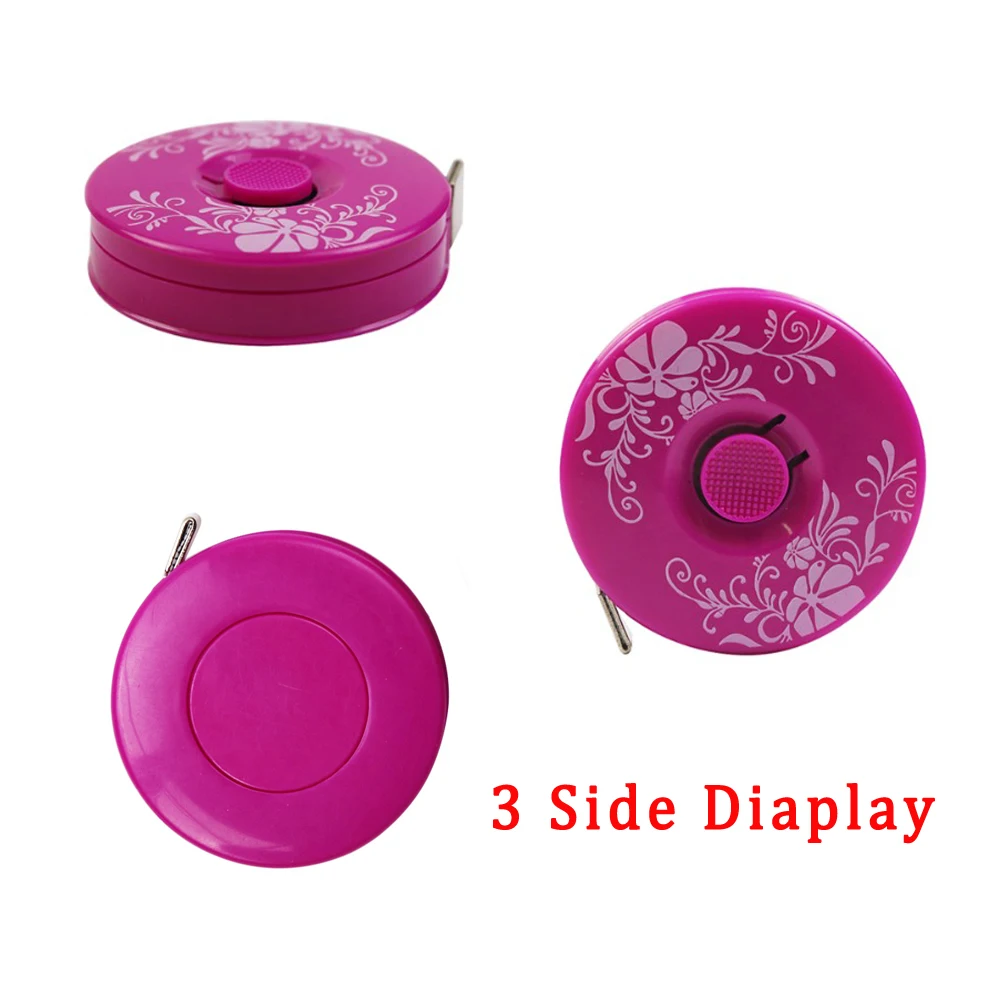 Body Measuring Ruler Retractable Tape Measure Sewing Tailor Fabric Soft Rulers Printed Pattern Tools 150cm/60inch | Дом и сад