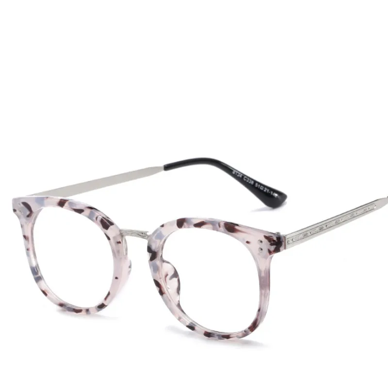 VWKTUUN Фирменная оправа для очков женские очки с прозрачными линзами круглые