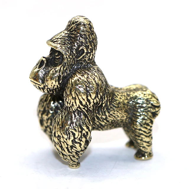 ゴリラ動物 デスク書斎リビング 玄関お 茶台 装飾品 工芸品 置物