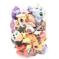 lps cat 10pcslot littlest pet shop bobble head toys standing cats and dogs old original collection figure kitten collie spaniel