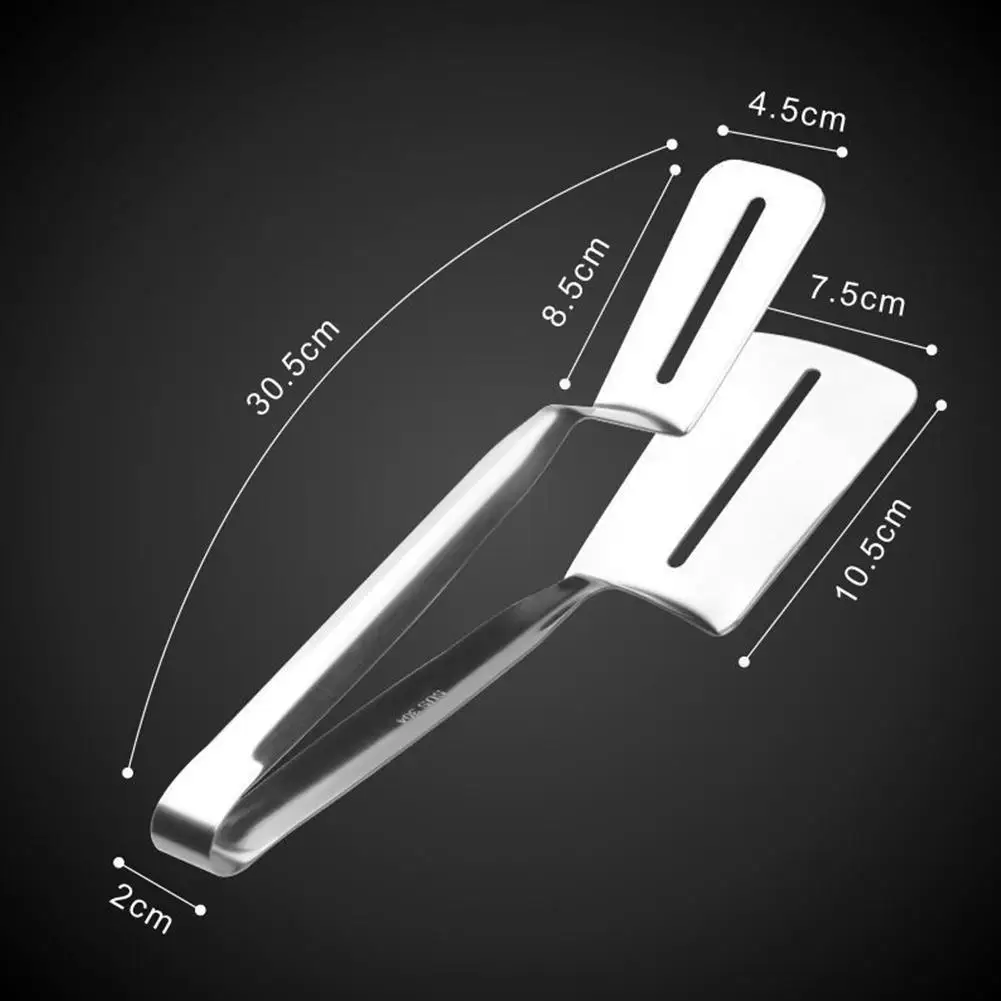 Multifunctional Steel Food Rotate Spatula Tongs Cookers Gas Parts Stove Parts Kitchen Pans Appliances Set Of Cookware M3V6