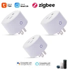 Смарт-розетка ZigBee Tuya с поддержкой Wi-Fi и таймера, 15 А