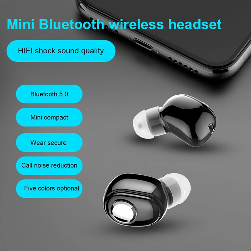1 шт. L15 беспроводные Bluetooth наушники BT 5 0 стерео спортивные гарнитура с микрофоном