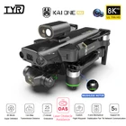 Профессиональный складной Квадрокоптер TYRC KAI ONE MAX GPS 8K HD с двойной камерой и 3-осевой PTZ-камерой без щеток обхода препятствий RC