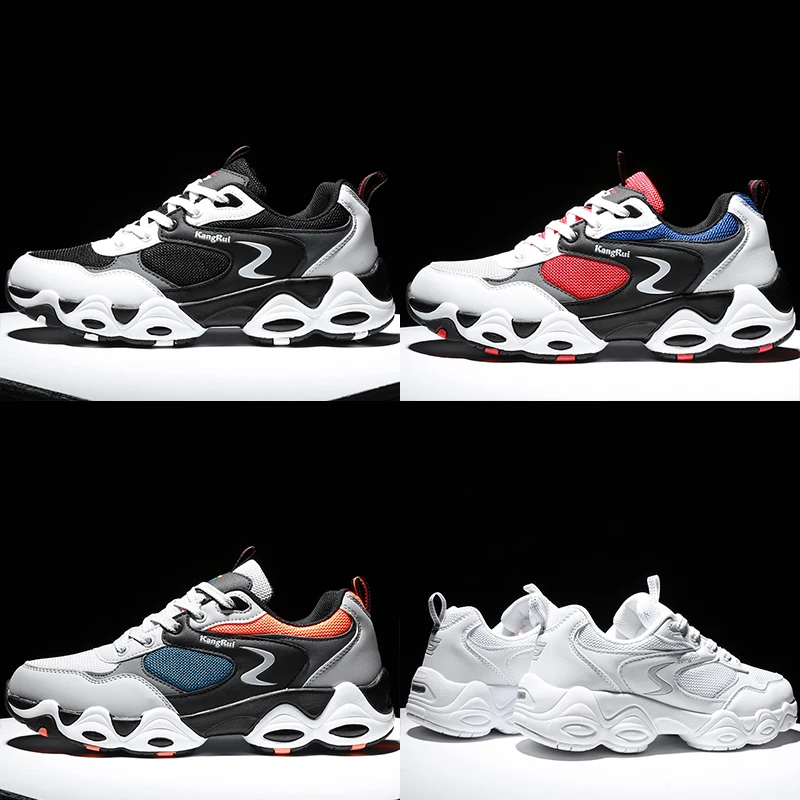 Мужские воздухопроницаемые кроссовки для бега легкие тренировок тенниса | Обувь
