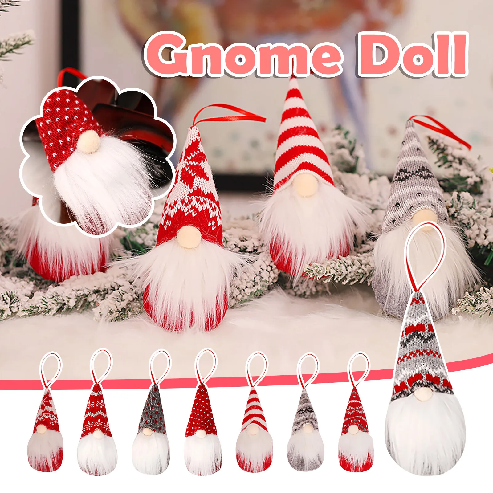 Кукла гном для пожилых людей без лица праздничное украшение плюшевые игрушки