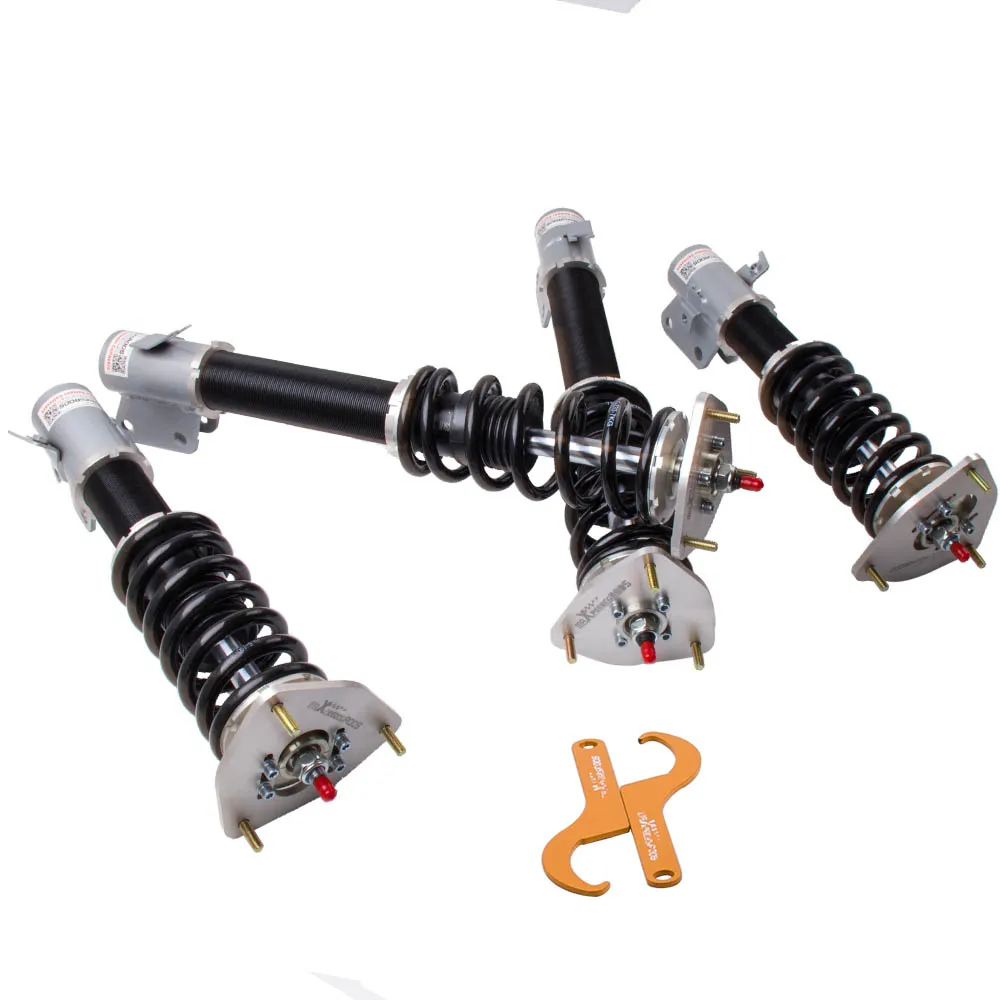 

Maxpeedingrods 24 Ways Adjustable Damper Coilovers for Subaru Impreza GDA GDB 02-07 Shock Absorber