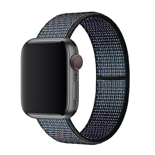 Спортивный нейлоновый ремешок для apple watch 4, apple watch 5, ремешок correa iwatch 44 мм, 40 мм, 38 мм, 42 мм, apple watch series 4, 3, 2, 1 - Цвет ремешка: New Hyper Grape