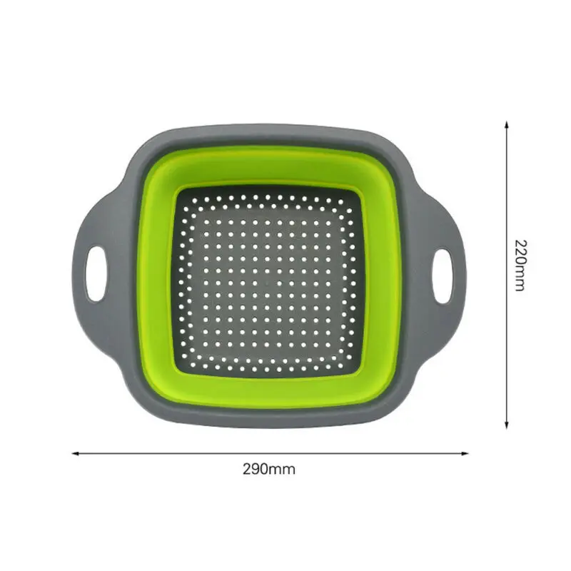 2020 2 шт./компл. раковина дуршлаг с ручками складное сито Кухня складной над