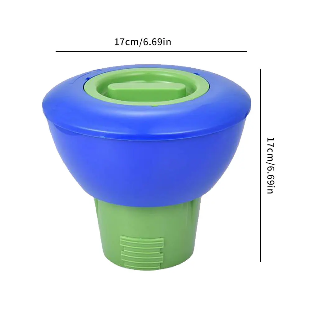 

Floating Chlorine Dispenser Automatic Chemical Dosing Tool With Thermometer Floating Chemical Chlorine Dispenser For Pool