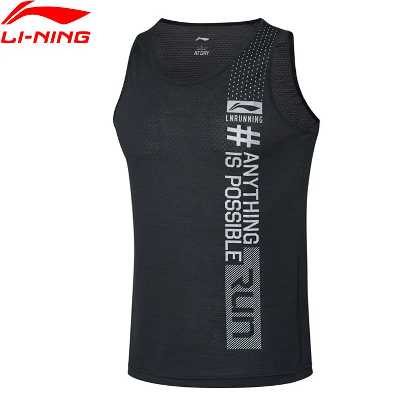 (Break Code) Мужской жилет Li Ning для бега из серии AT DRY спортивные майки дышащего