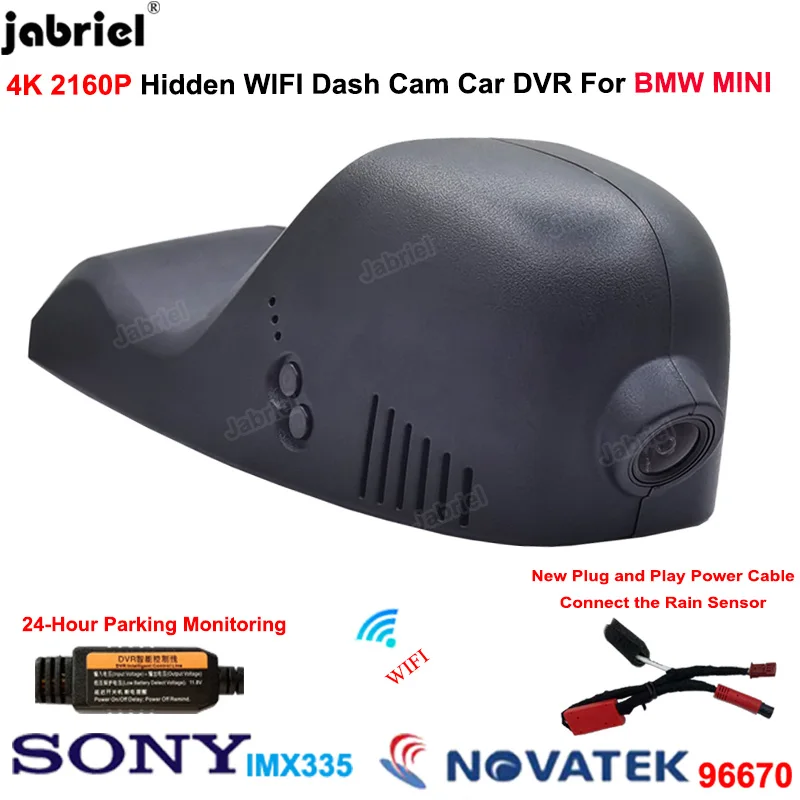 Видеорегистратор автомобильный 4K 2160P для мини-автомобиля видеорегистратор CLUBMAN