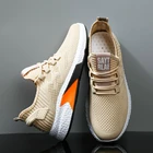 Baideng разработан 2020 мужские кроссовки для бега дышащие сетчатые кроссовки Удобная прогулочная обувь мужская износостойкая спортивная обувь 44