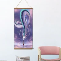 japan anime spirited away poster decoration canvas print scroll painting wall art home decor picture for living room with frame